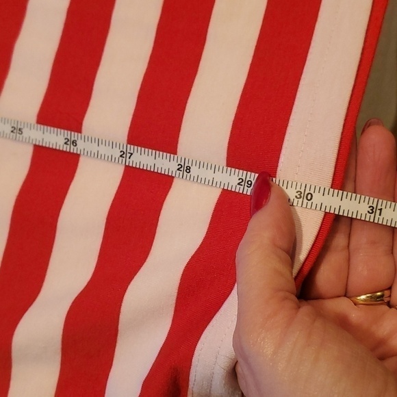 Shelry Red & White Striped Unisex 2 Piece Sz M Pagamas - Picture 11 of 14